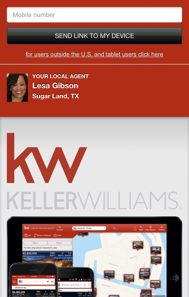 KELLER WILLIAMS REALTY - 1650 Hwy 6, Sugar Land, Texas - Real Estate