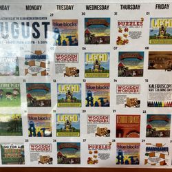 Elgin Recreation Center - Monthly calendar