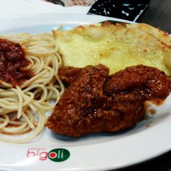 Bigoli - Romano's Style with Pizza