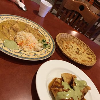 Bombay Cafe - Coconut curry chicken, garlic Naan and potato samosas ... - Indian Near Me - St. George, Utah Bombay Cafe - Coconut curry chicken, garlic Naan and potato samosas ... - Indian Near Me - St. George, Utah
