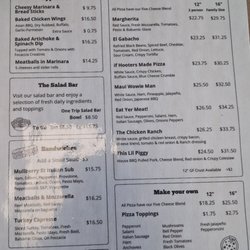 Gray's Pizza & Bar - Menu.