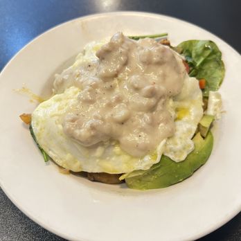 Family Table Cafe - Veggie breakfast bowl with a side of sausage gravy - Breakfast & Brunch Near Me - Auburn Hills, Michigan Family Table Cafe - Veggie breakfast bowl with a side of sausage gravy - Breakfast & Brunch Near Me - Auburn Hills, Michigan