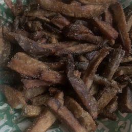 Burnt fries Burnt fries
