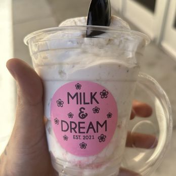 Milk & Dream - Banana rocky road , strawberry shortcake - Desserts Near Me - Stockton, California Milk & Dream - Banana rocky road , strawberry shortcake - Desserts Near Me - Stockton, California