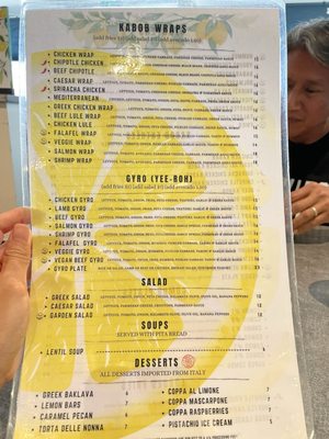 Menu photo 2 Lemon Zest Cafe Glendale, CA Menu photo 2 Lemon Zest Cafe Glendale, CA