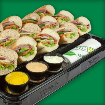 Subway - a tray of sandwiches with dipping sauces - Fast Food Near Me - Nanton, Alberta Subway - a tray of sandwiches with dipping sauces - Fast Food Near Me - Nanton, Alberta