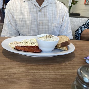 Manna - The big breakfast with beef sausage - Soul Food Near Me - Buffalo, New York