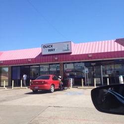View from gas pumps