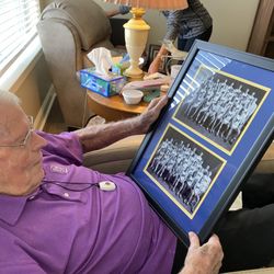 Artistic Framing - Reminiscing about his track days at the University of Michigan! Thank you, Artistic Framing