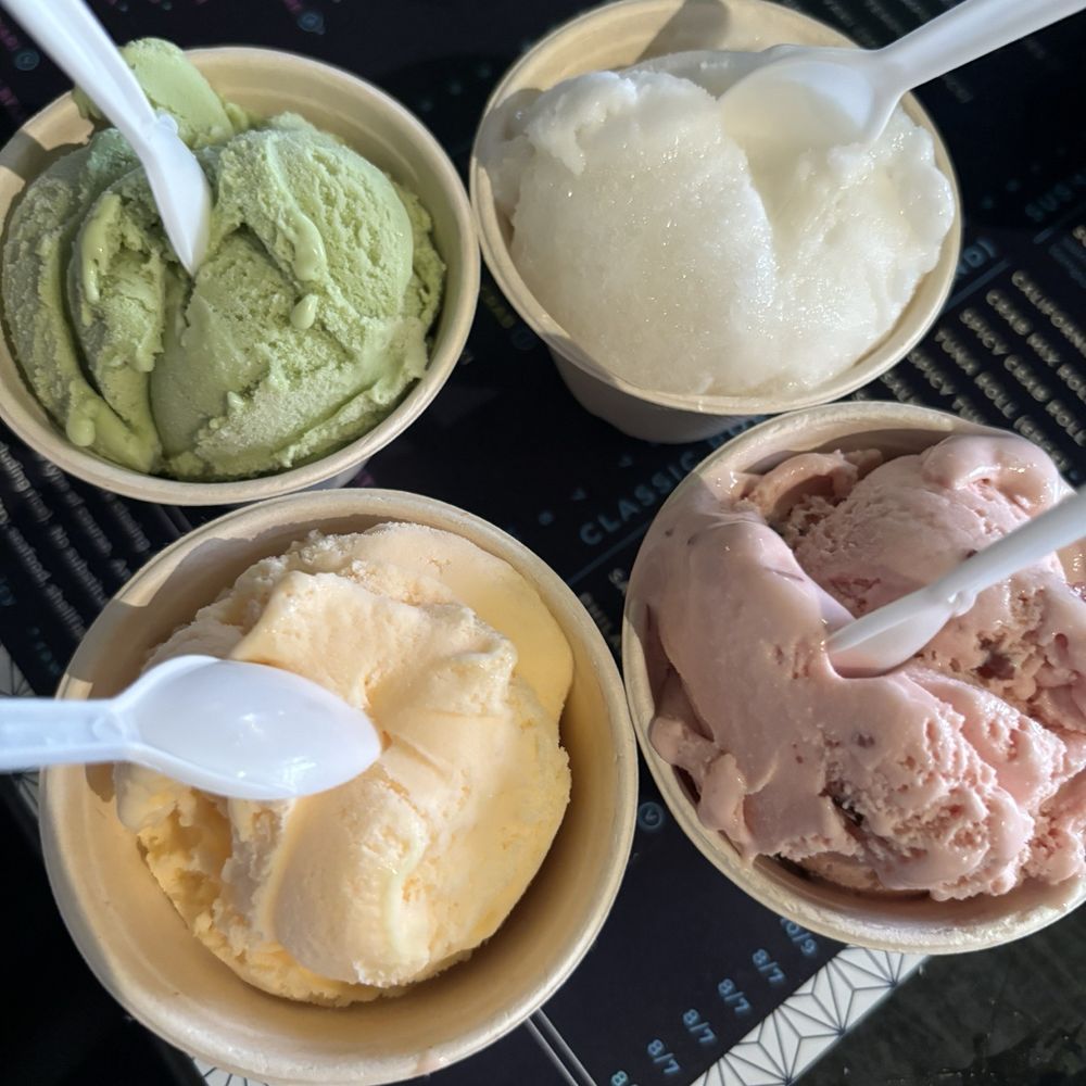 Pier 50 Sushi - Arden - all ice cream choices (green tea, vanilla, red bean, and lychee) - Sushi Bars Near Me - Sacramento, California Pier 50 Sushi - Arden - all ice cream choices (green tea, vanilla, red bean, and lychee) - Sushi Bars Near Me - Sacramento, California
