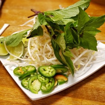 Pho Ann - Super fresh basil, bean sprouts and lime. - Vietnamese Near Me - Nashville, Tennessee
