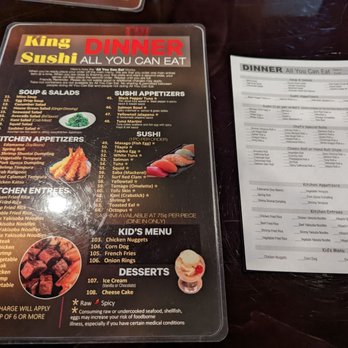 Kings Sushi - Menu and paper for ordering - Sushi Bars Near Me - Summerville, South Carolina Kings Sushi - Menu and paper for ordering - Sushi Bars Near Me - Summerville, South Carolina