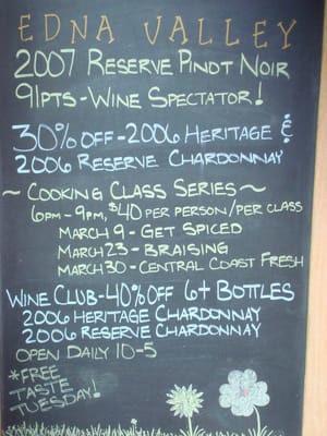 Edna Valley Vineyard by null