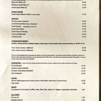 Molly’s Catfish Corner - Menu page 1 - Seafood Near Me - Kemp, Texas Molly’s Catfish Corner - Menu page 1 - Seafood Near Me - Kemp, Texas