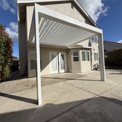 Exterior Improvement - Louver system patio cover