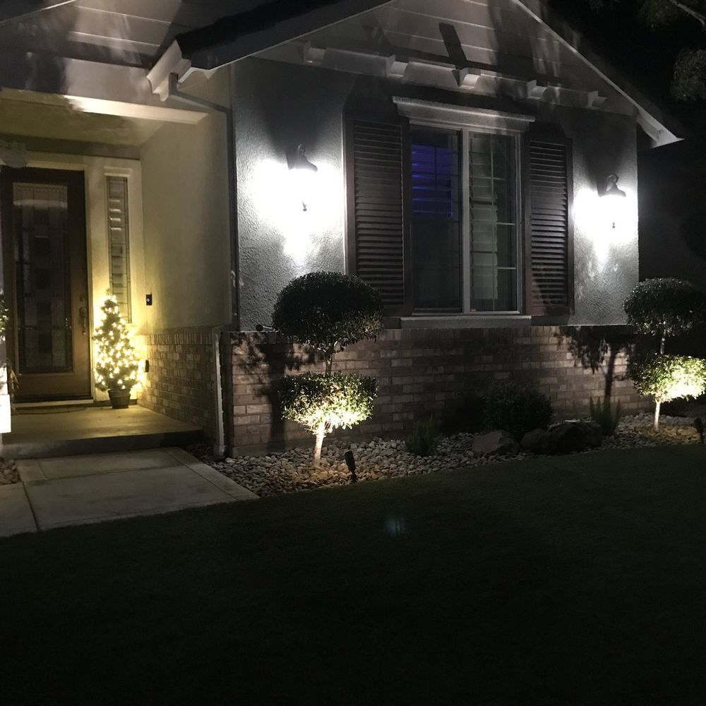 Complete Landscape - With spot lights. - Landscaping Near Me - Oakley, California Complete Landscape - With spot lights. - Landscaping Near Me - Oakley, California