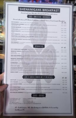 Menu photo 6 Shenanigans Long Beach, CA