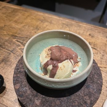 Toshokan - Ice cream with Belgium chocolate onto - Sushi Bars Near Me - Austin, Texas