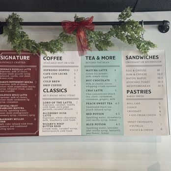 Fable Coffee - Menu - Coffee & Tea Near Me - Orlando, Florida