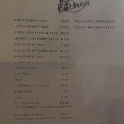 Ruth Kitchen - Menu