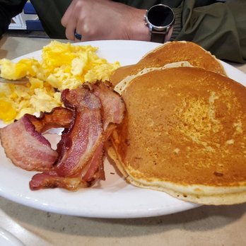 Egg Harbor Cafe - Bacon egg pancakes combo - Breakfast & Brunch Near Me - Alpharetta, Georgia