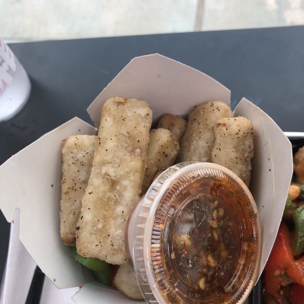 The Rice Box - Salt and pepper eggplant - Chinese Near Me - Houston, Texas