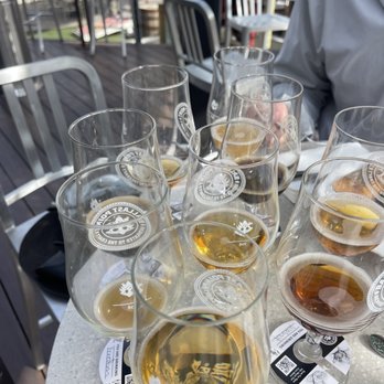 Ballast Point Brewing - Full spread of tasters! - New American Near Me - San Diego, California Ballast Point Brewing - Full spread of tasters! - New American Near Me - San Diego, California