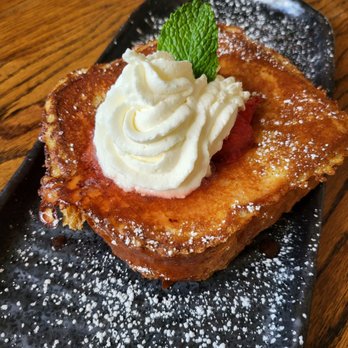New Leaf Cafe - Special- blackberry stuffed French toast - New American Near Me - Eastsound, Washington