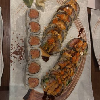 Niji Asian Cuisine - We had the Spicy Tuna Roll, Spicy Lover Roll, and Candy Roll! - Sushi Bars Near Me - Madison, Wisconsin
