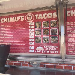 Chimus Tacos - Menu