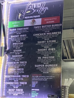 Menu photo 2 Twice Butter Taqueria Miami, FL Menu photo 2 Twice Butter Taqueria Miami, FL
