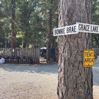 Mt. Lassen / Shingletown KOA - Tent Campsite T6 (behind the privacy fence) - Campgrounds Near Me - Shingletown, California