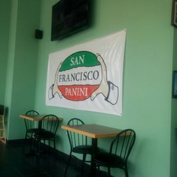 San Francisco Panini - The sign inside