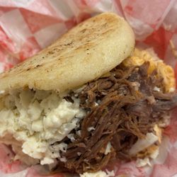 Venezuelan Burger - Mixed Arepa