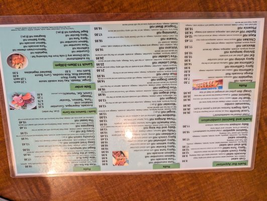 Menu photo 1 Seagrass Thai & Sushi Key West, FL Menu photo 1 Seagrass Thai & Sushi Key West, FL