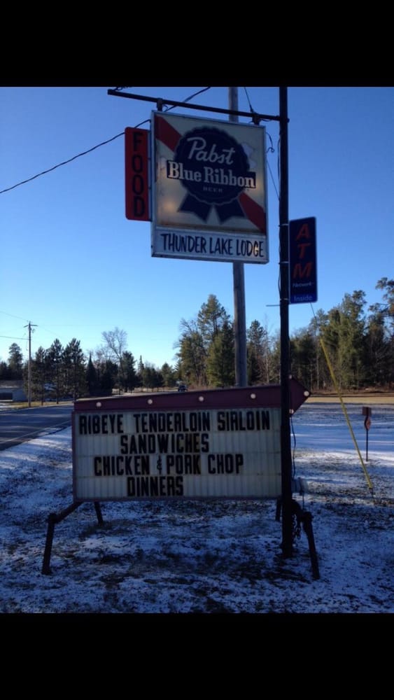 THUNDER LAKE BAR & GRILL Updated June 2024 10 Photos W12784 County Rd W, Crivitz
