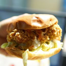 Spicy Chicken Leg Burger