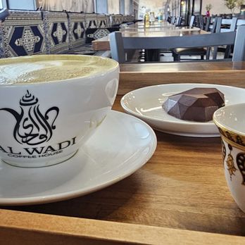Al Wadi Coffee House - Latte and Dubai chocolate. Yum! - Coffee & Tea Near Me - Milwaukee, Wisconsin