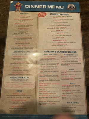 Menu photo 3 Señor Panchos - Prospect Prospect, CT Menu photo 3 Señor Panchos - Prospect Prospect, CT