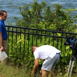 Wivb-Tv Channel 4 - Seen at the lighthouse during the entrance of Buffalo's first hosting of the Tall Ships, July 2019