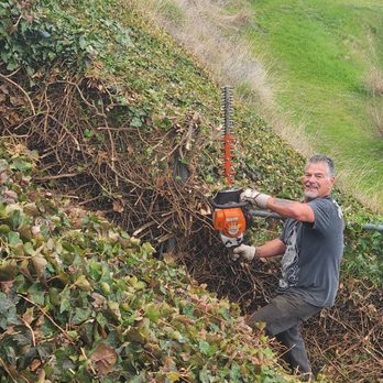Pride Landscape - a man trimming a hedge - Landscape Architects or Designers Near Me Pride Landscape - a man trimming a hedge - Landscape Architects or Designers Near Me