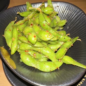 Izakaya Nana - Chili Garlic Edamame / - Izakaya Near Me - Queens, New York Izakaya Nana - Chili Garlic Edamame / - Izakaya Near Me - Queens, New York