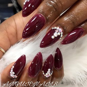 Nails The Luxe - Nails by Anguie #swarovskicrystals - Nail Salons Near Me - Sacramento, California