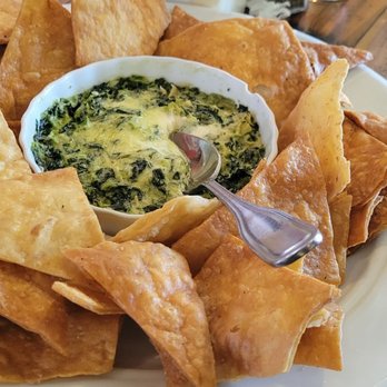 Strawberry Cafe - Spinach and Artichoke Dip - New American Near Me - Madison, Mississippi Strawberry Cafe - Spinach and Artichoke Dip - New American Near Me - Madison, Mississippi