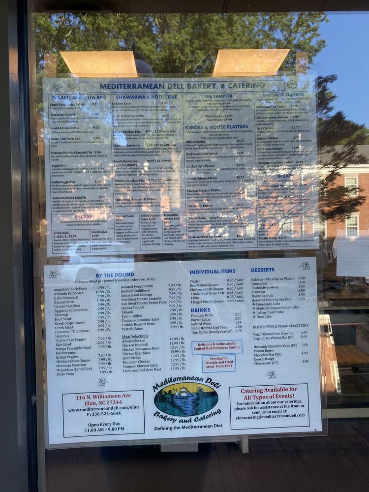Food from Mediterranean Deli