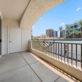The Met at 3rd and Fillmore Apartments - The Met exterior balcony/patio with metal railings - Apartments Near Me - Phoenix, Arizona The Met at 3rd and Fillmore Apartments - The Met exterior balcony/patio with metal railings - Apartments Near Me - Phoenix, Arizona