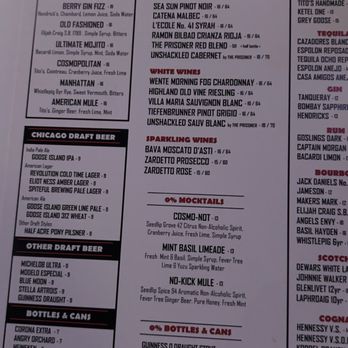Andy's Jazz Club - Menu - Jazz & Blues Near Me - Chicago, Illinois