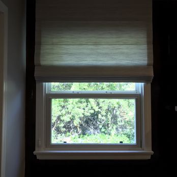 The Window Blind Connection - Roman shades half way down - Shades & Blinds Near Me The Window Blind Connection - Roman shades half way down - Shades & Blinds Near Me