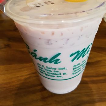 BMC Pho - T2: Raspberry Milk Tea, $3.75 prior to tax - Vietnamese Near Me - Covina, California