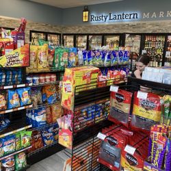 Rusty Lantern Market - Interior of store.